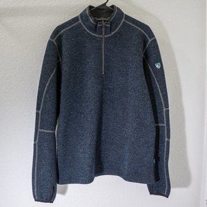 Kuhl Thor Fleece Sweater Thermocore Navy Blue Size Large (never worn)